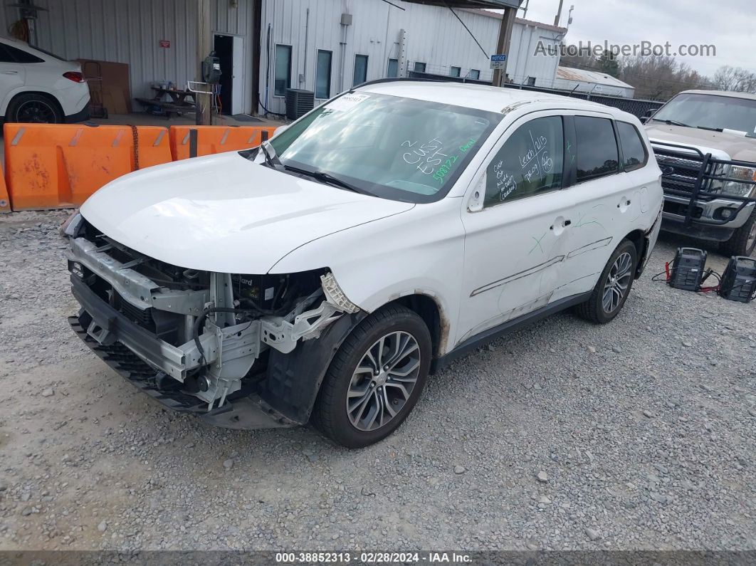 2016 Mitsubishi Outlander Sel White vin: JA4AD3A32GZ005073