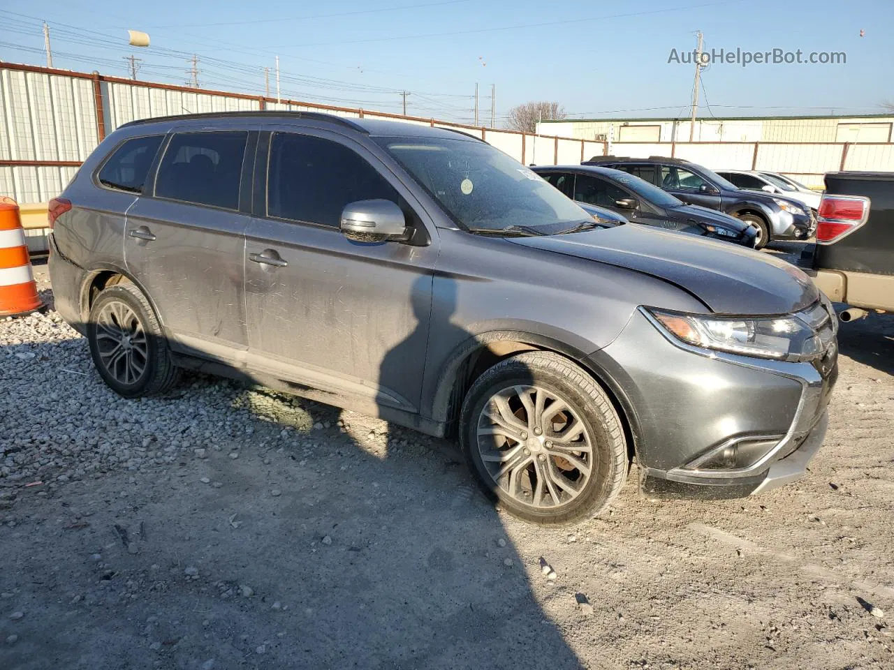 2016 Mitsubishi Outlander Se Gray vin: JA4AD3A32GZ043550