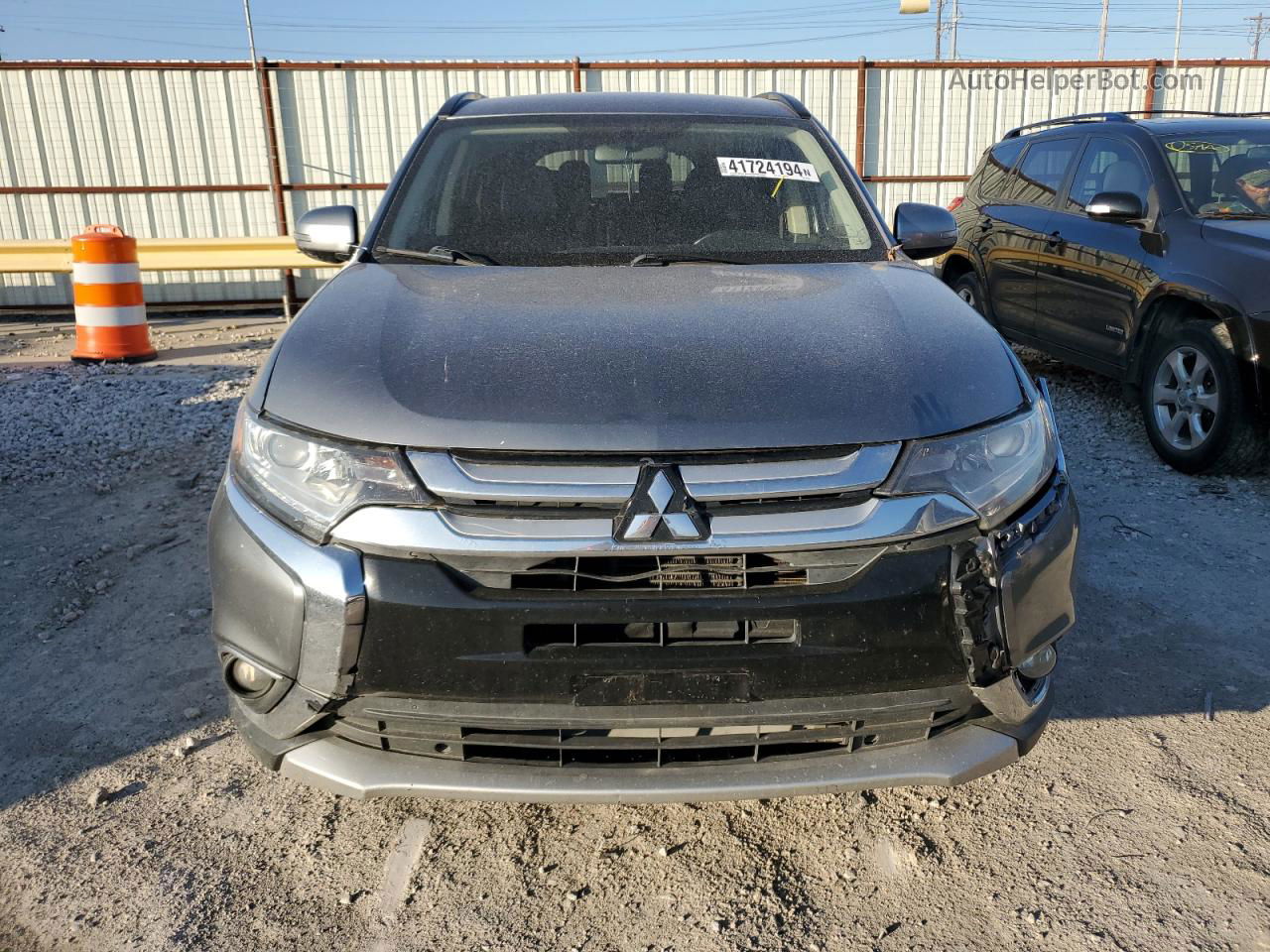 2016 Mitsubishi Outlander Se Gray vin: JA4AD3A32GZ043550