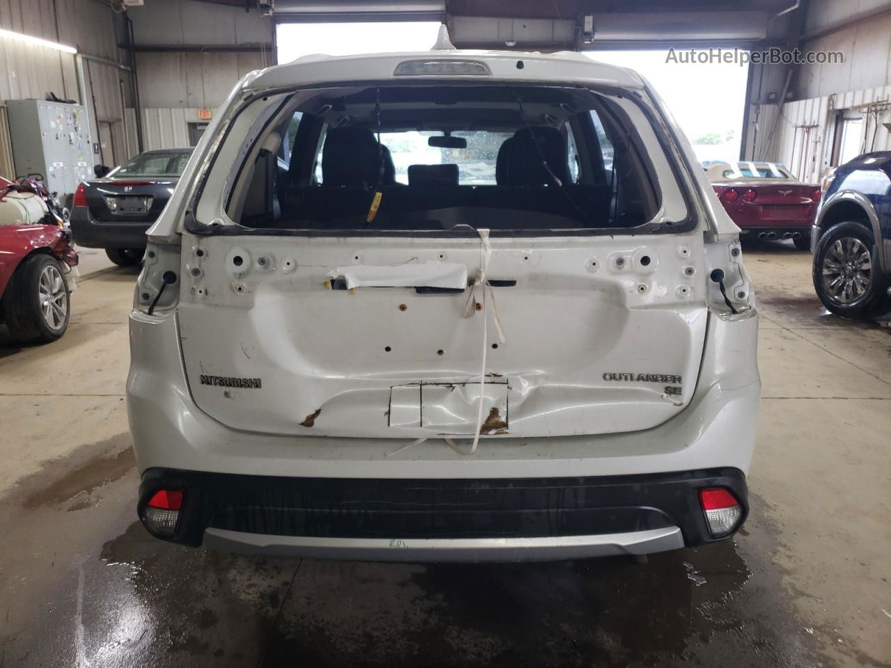 2017 Mitsubishi Outlander Se White vin: JA4AD3A32HZ019752