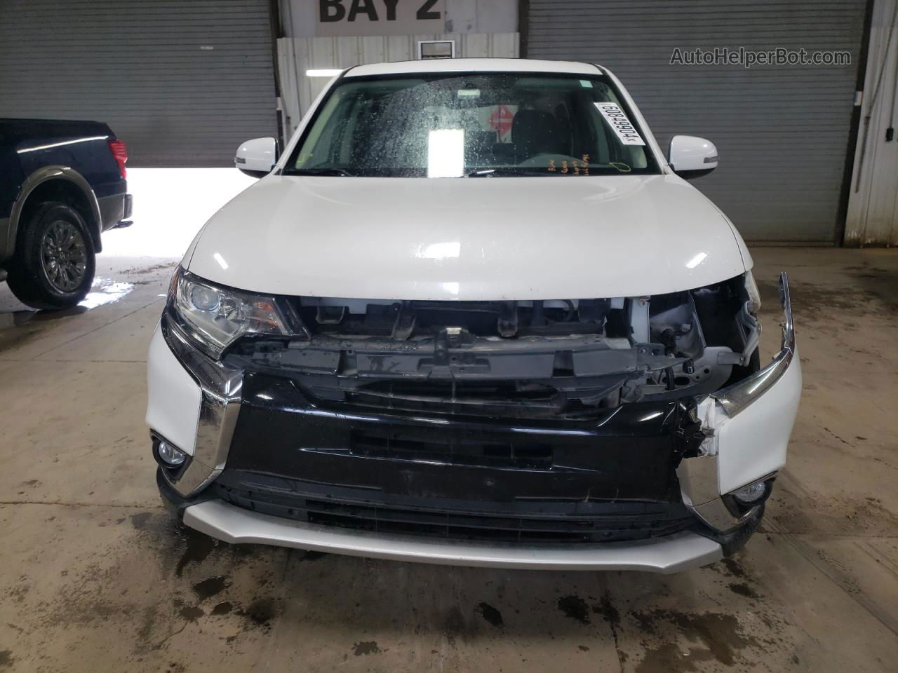 2017 Mitsubishi Outlander Se White vin: JA4AD3A32HZ019752