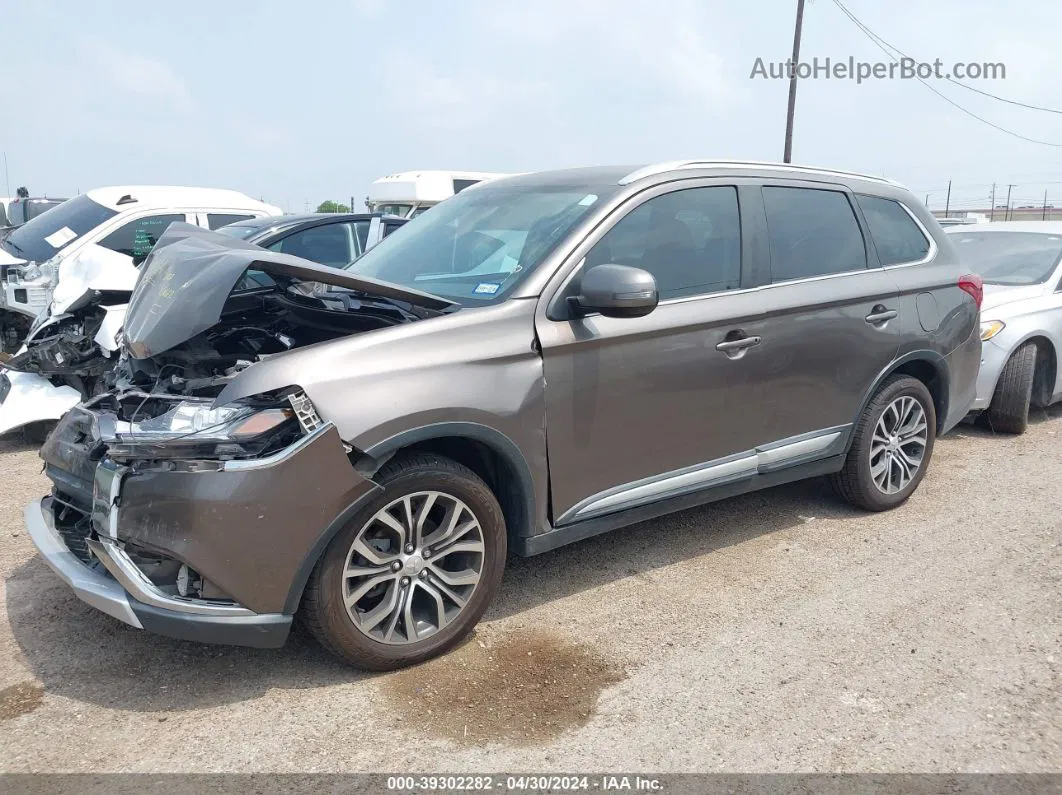 2017 Mitsubishi Outlander Sel Gray vin: JA4AD3A32HZ062567