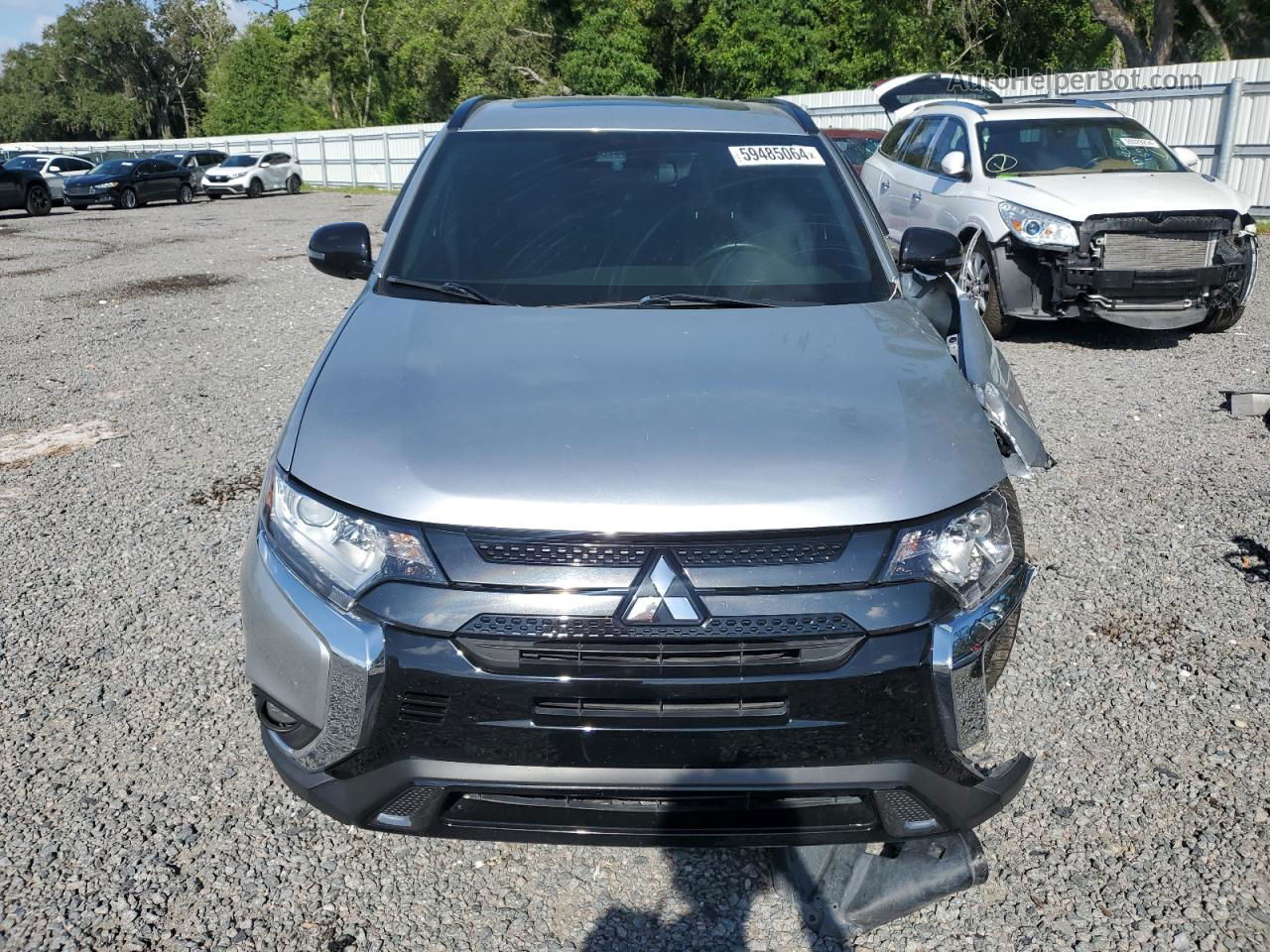 2020 Mitsubishi Outlander Se Silver vin: JA4AD3A32LZ029030