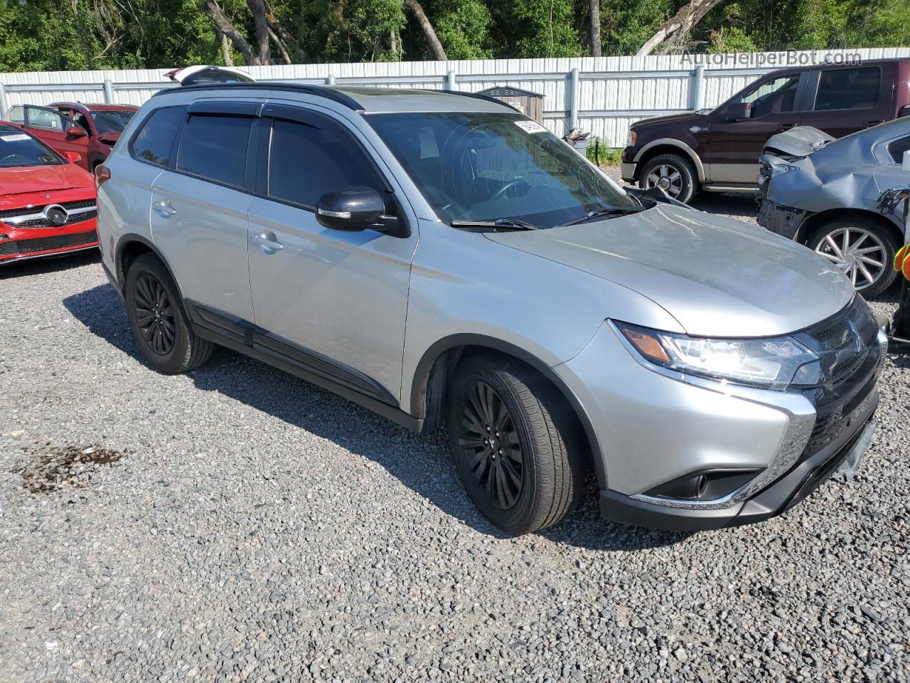 2020 Mitsubishi Outlander Se Silver vin: JA4AD3A32LZ029030