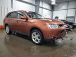 2014 Mitsubishi Outlander Se Оранжевый vin: JA4AD3A33EZ020131