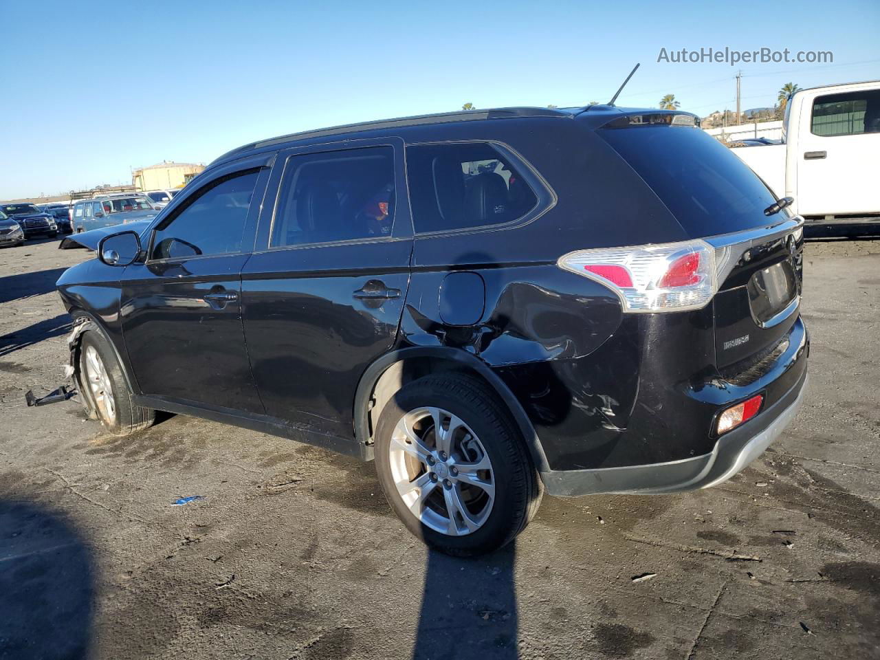 2015 Mitsubishi Outlander Se Черный vin: JA4AD3A33FZ002391