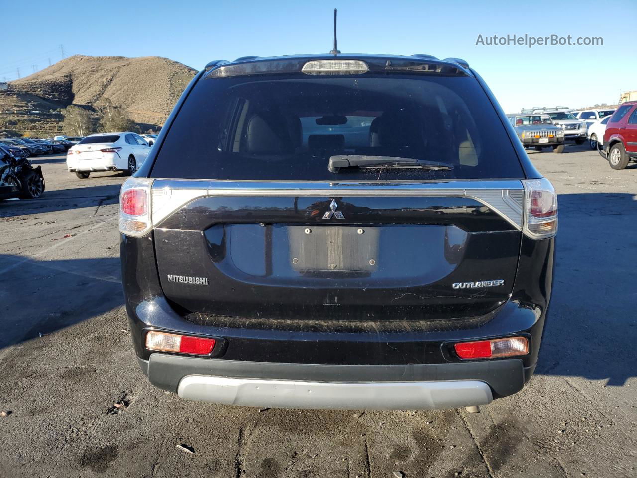 2015 Mitsubishi Outlander Se Черный vin: JA4AD3A33FZ002391