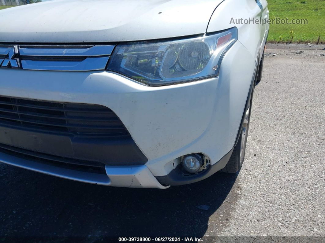 2015 Mitsubishi Outlander Se White vin: JA4AD3A33FZ007526