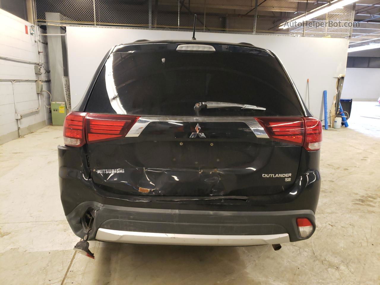 2016 Mitsubishi Outlander Se Черный vin: JA4AD3A33GZ020035