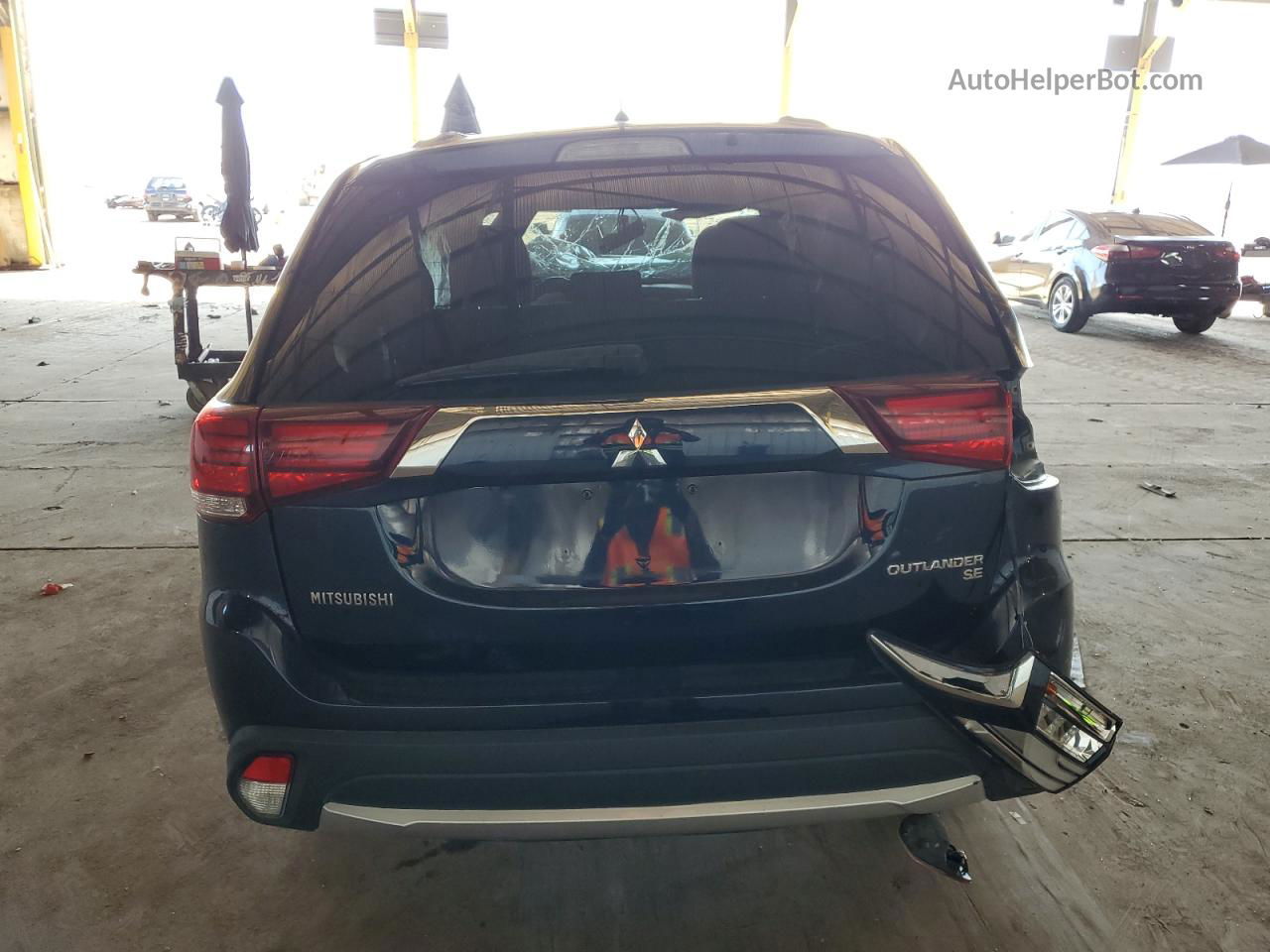 2016 Mitsubishi Outlander Se Blue vin: JA4AD3A33GZ035604