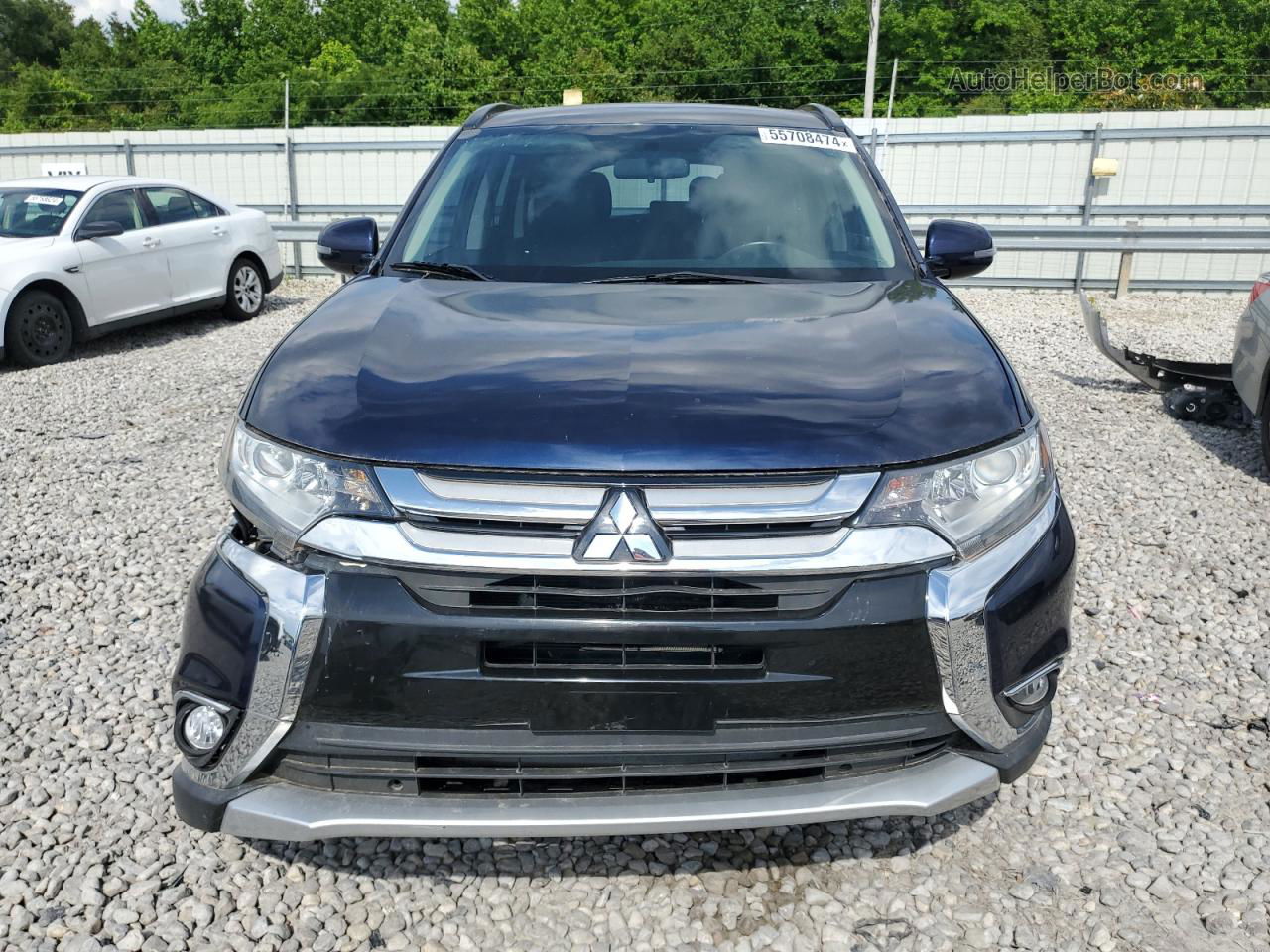 2016 Mitsubishi Outlander Se Blue vin: JA4AD3A33GZ052368