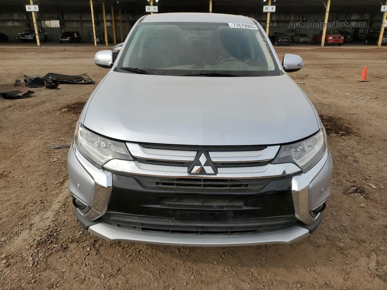 2017 Mitsubishi Outlander Se Серебряный vin: JA4AD3A33HZ006864