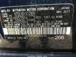 2017 Mitsubishi Outlander Sel Dark Blue vin: JA4AD3A33HZ054140