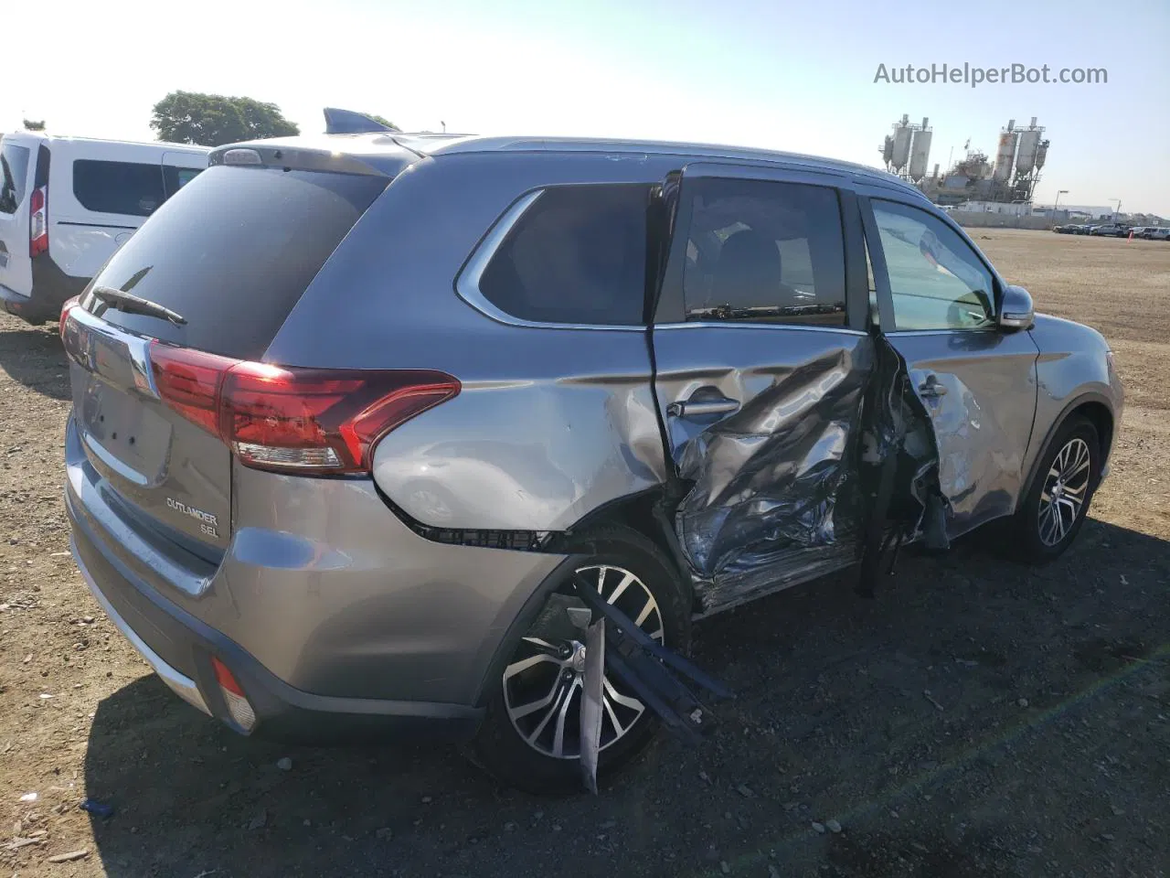 2017 Mitsubishi Outlander Se Gray vin: JA4AD3A33HZ070922