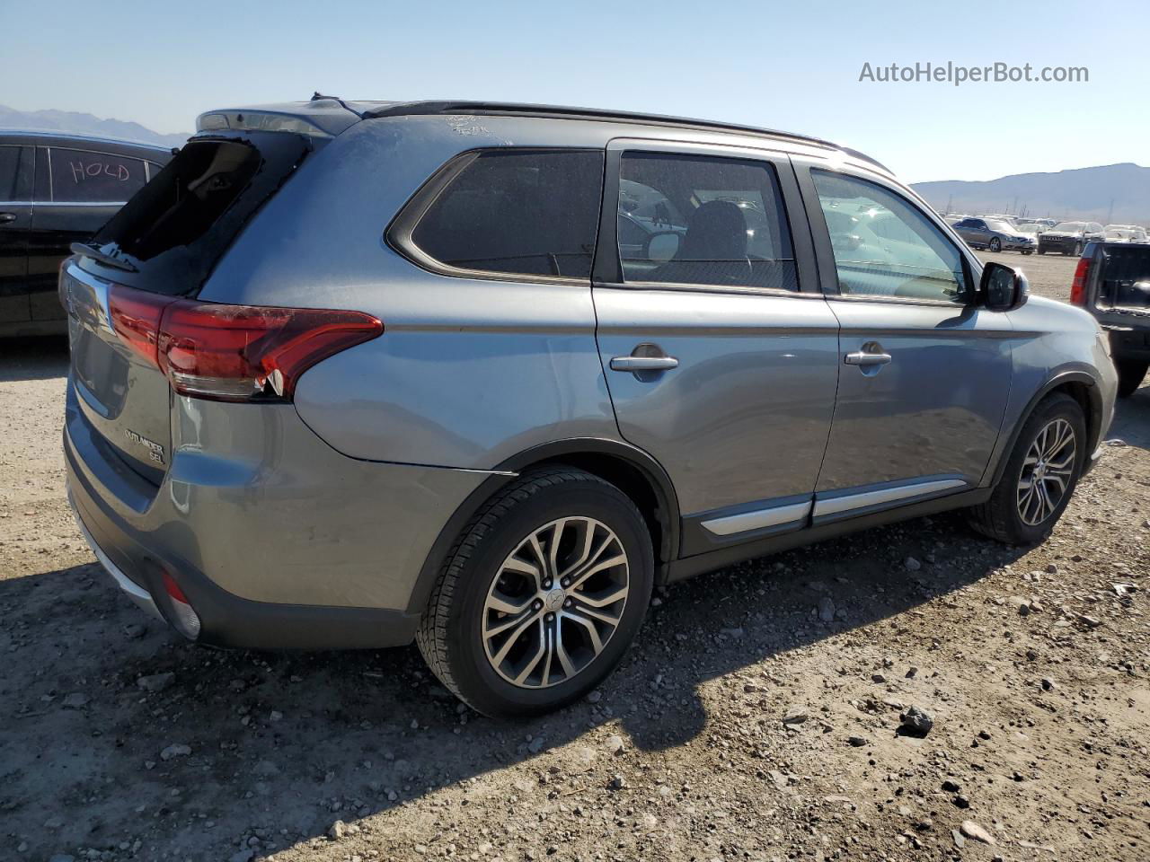 2016 Mitsubishi Outlander Se Gray vin: JA4AD3A34GZ004068