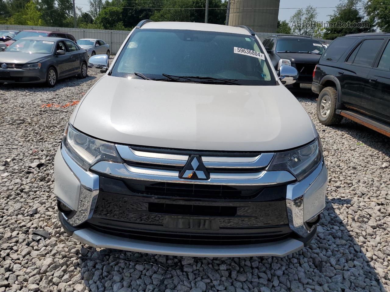 2016 Mitsubishi Outlander Se Белый vin: JA4AD3A34GZ009528