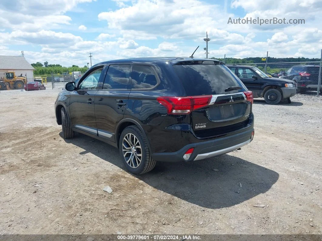 2016 Mitsubishi Outlander Se Черный vin: JA4AD3A34GZ016303