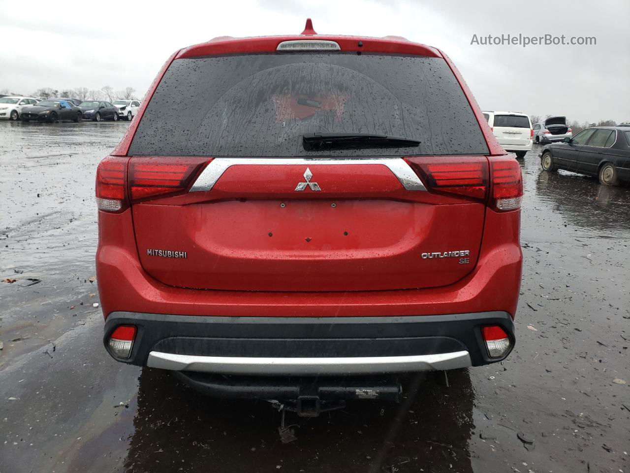 2017 Mitsubishi Outlander Se Maroon vin: JA4AD3A34HZ023172