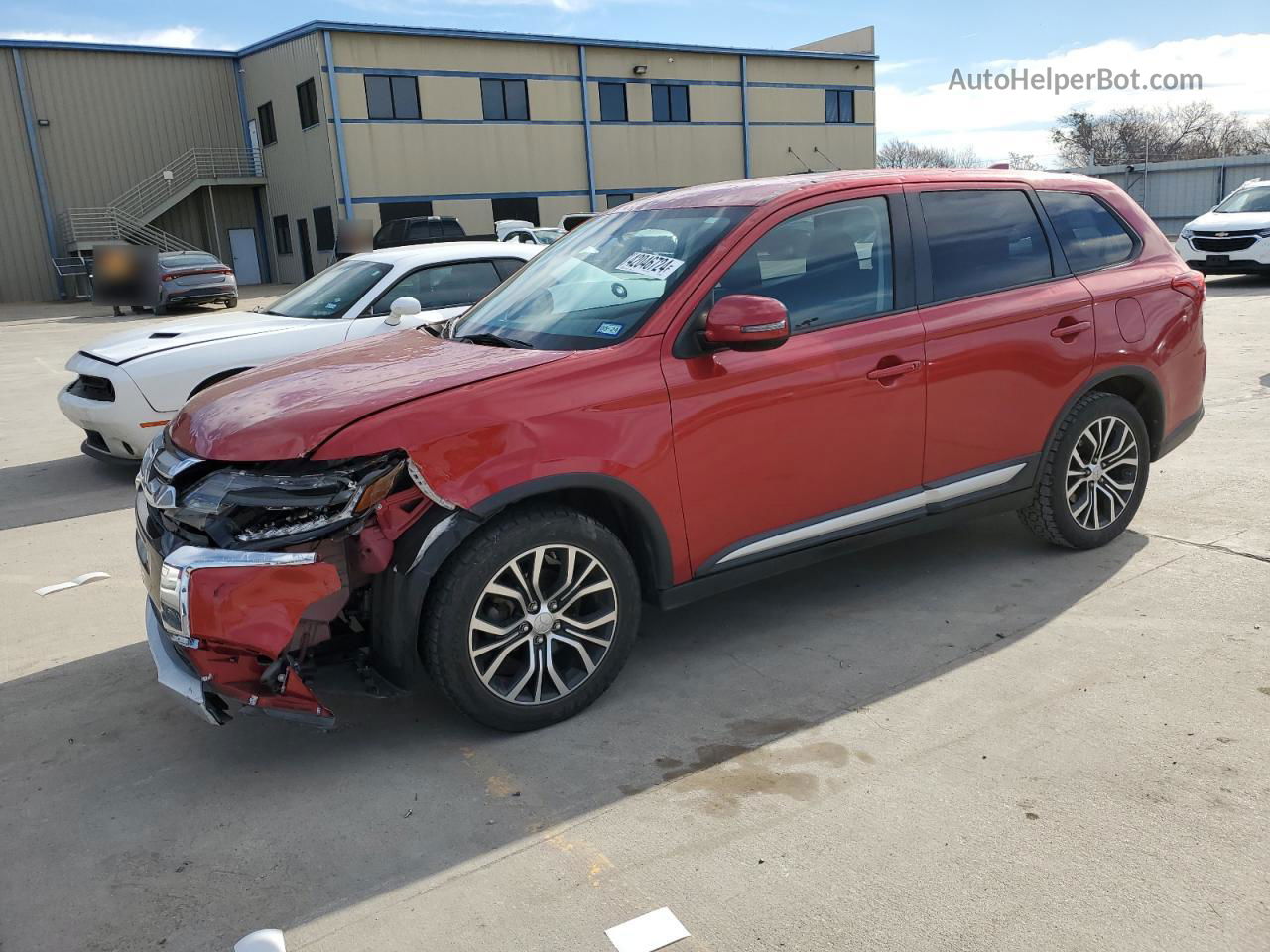 2017 Mitsubishi Outlander Se Red vin: JA4AD3A34HZ039727