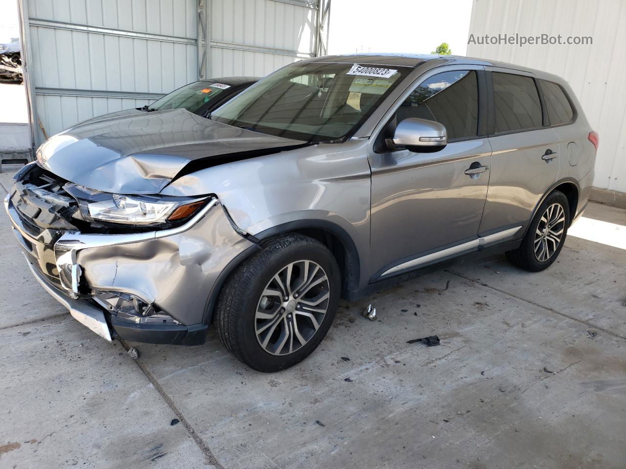 2017 Mitsubishi Outlander Se Gray vin: JA4AD3A34HZ059301