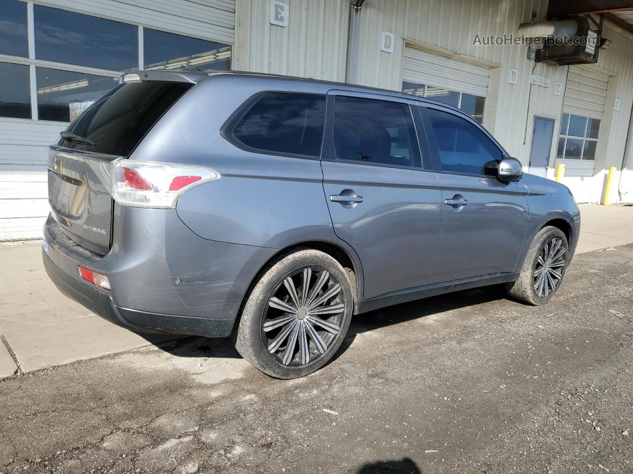 2014 Mitsubishi Outlander Se Silver vin: JA4AD3A35EZ002567