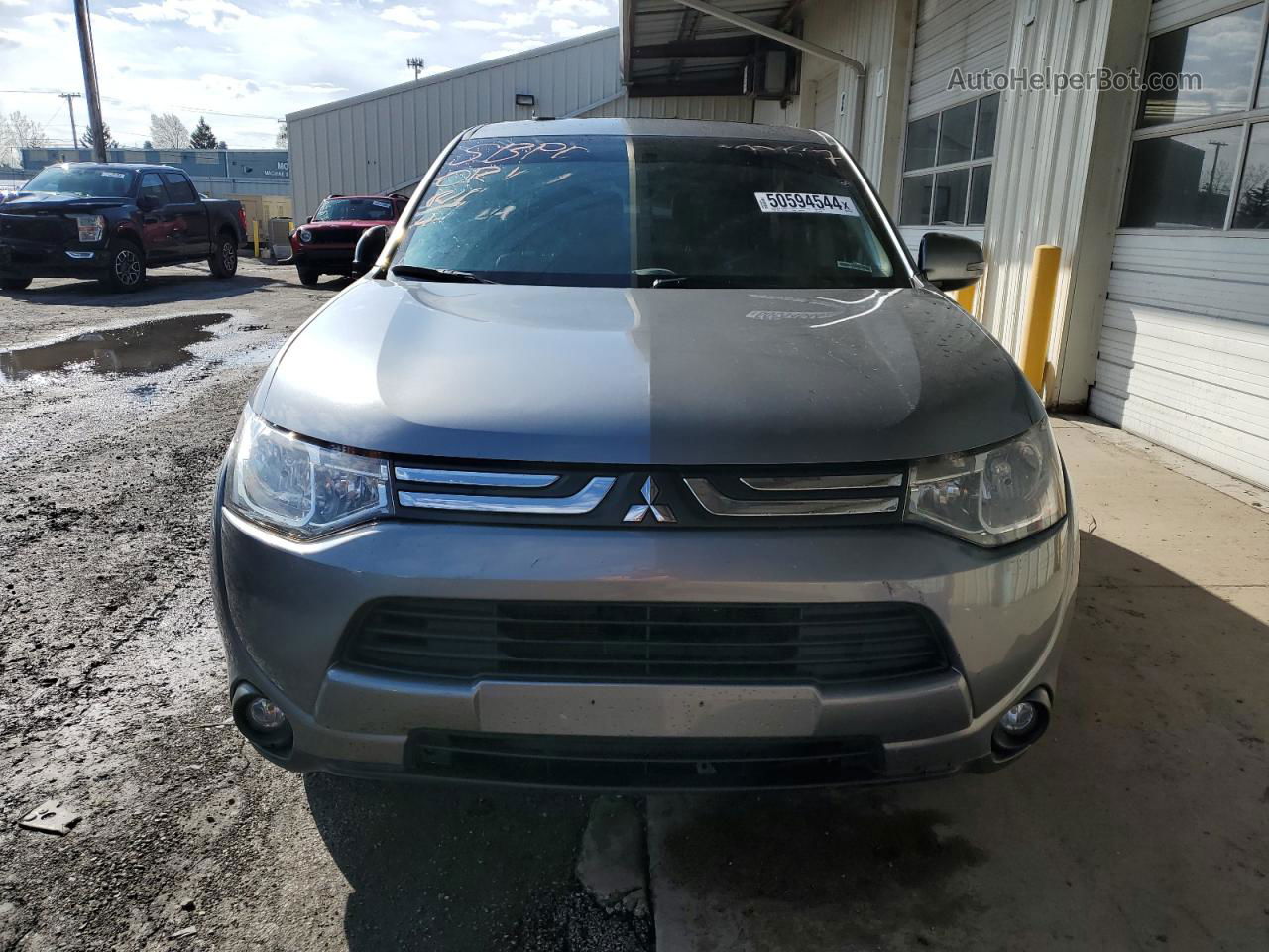 2014 Mitsubishi Outlander Se Silver vin: JA4AD3A35EZ002567