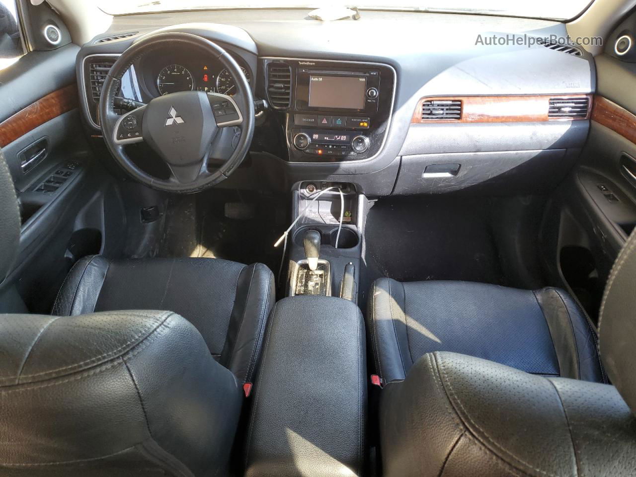 2014 Mitsubishi Outlander Se Серебряный vin: JA4AD3A35EZ002567