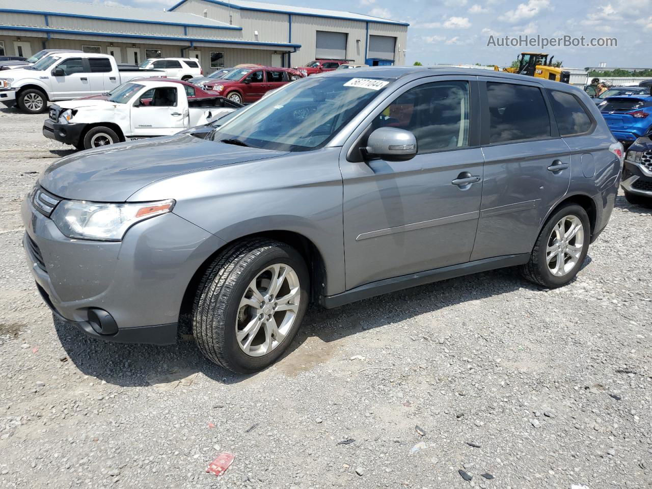 2014 Mitsubishi Outlander Se Silver vin: JA4AD3A35EZ018008