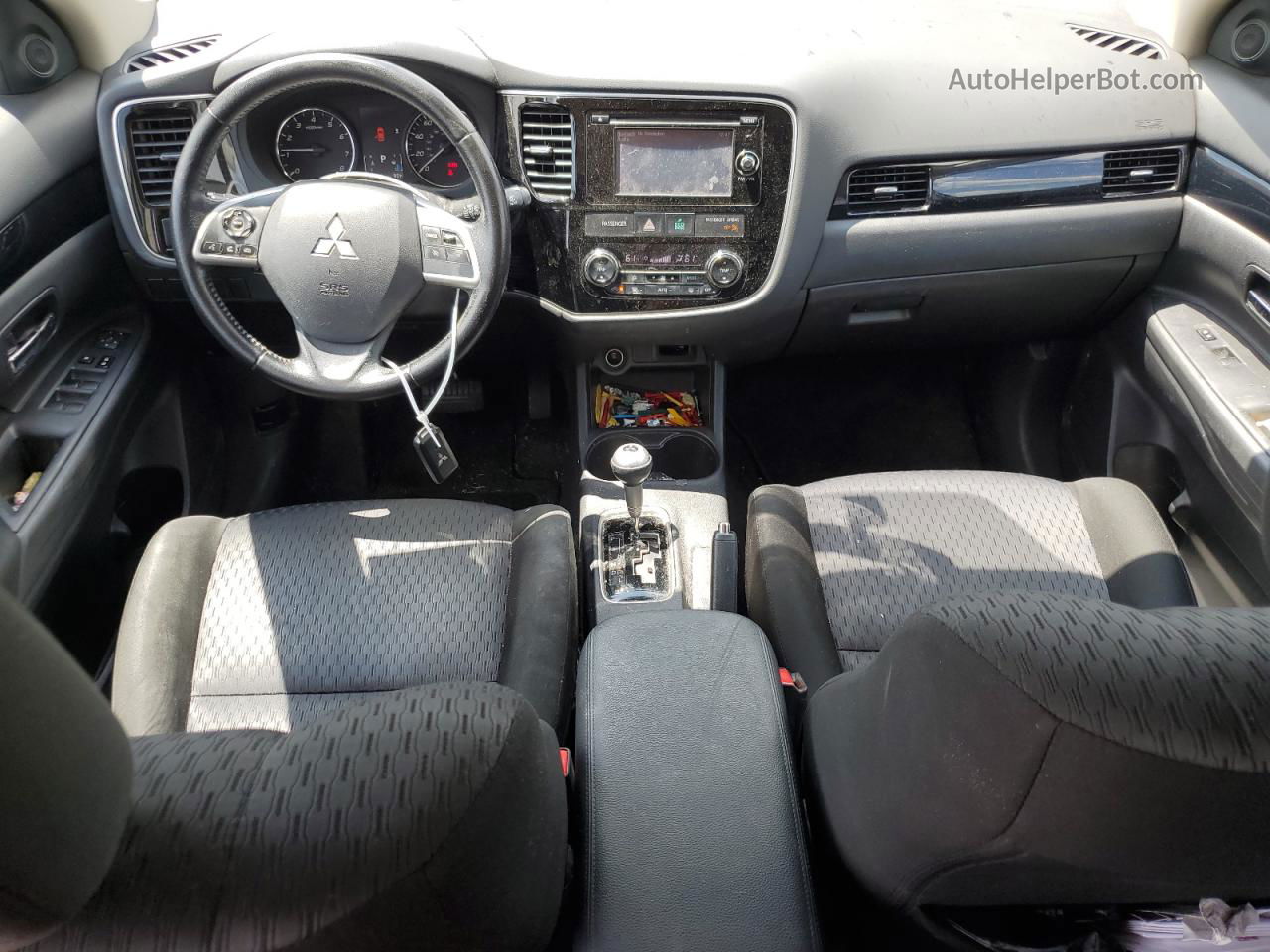 2014 Mitsubishi Outlander Se Silver vin: JA4AD3A35EZ018008