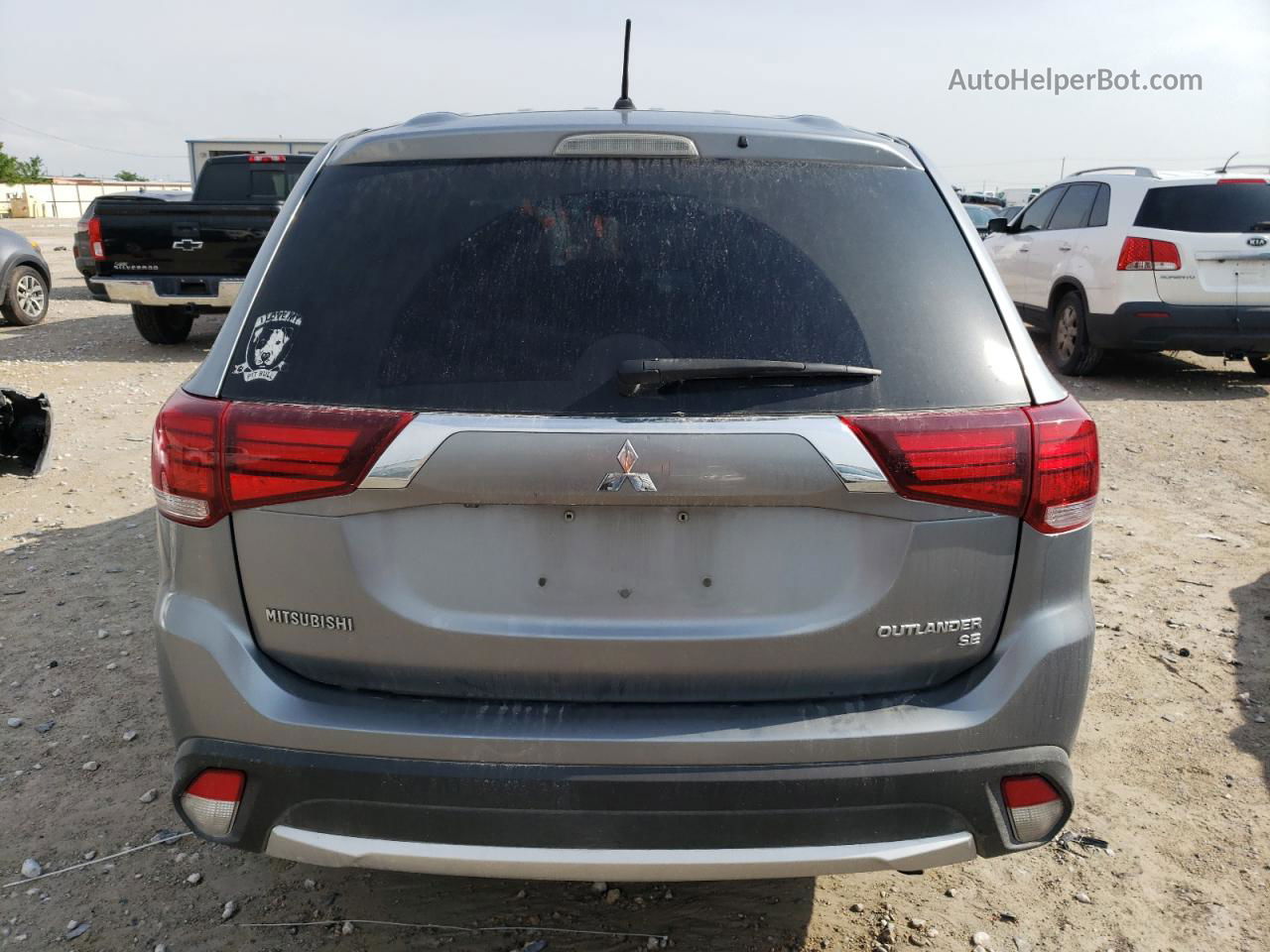 2016 Mitsubishi Outlander Se Silver vin: JA4AD3A35GZ011014