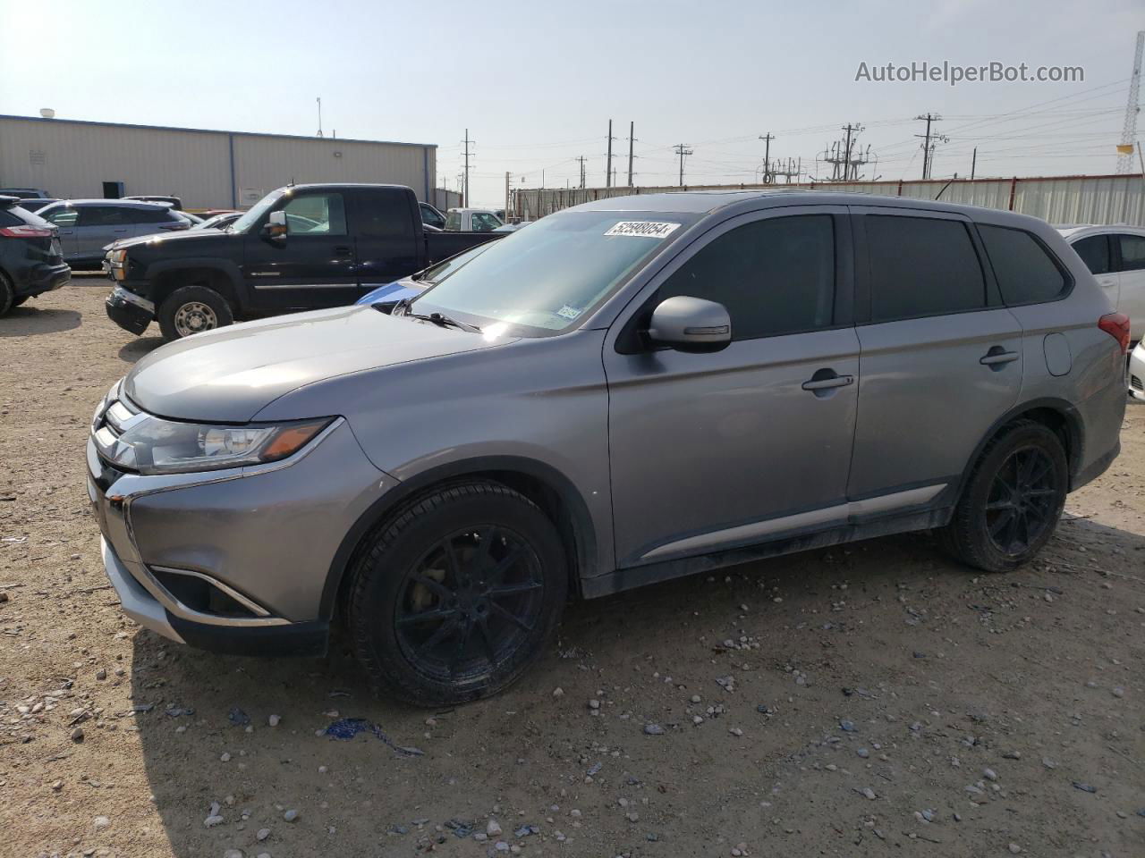 2016 Mitsubishi Outlander Se Silver vin: JA4AD3A35GZ011014