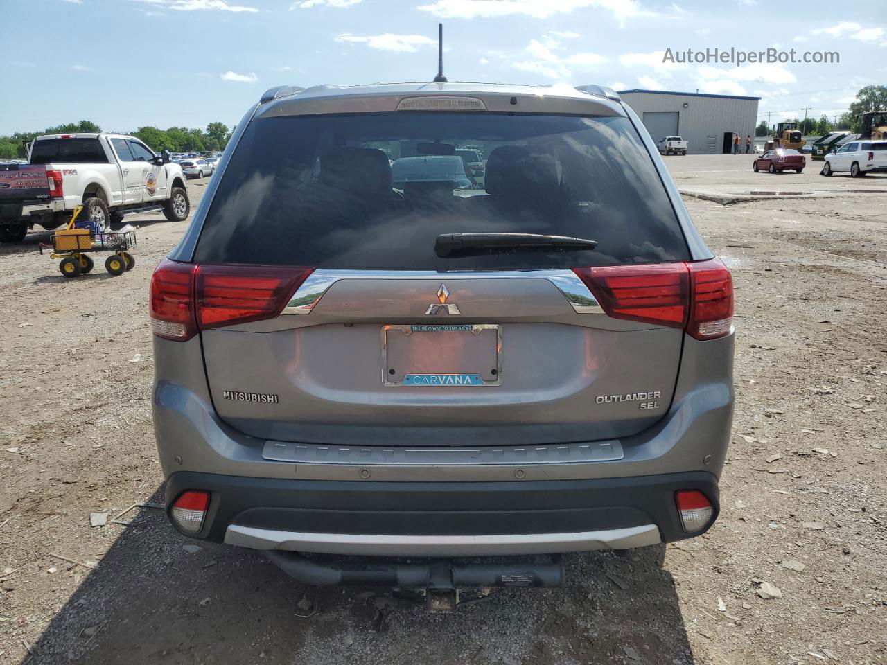 2016 Mitsubishi Outlander Se Gray vin: JA4AD3A35GZ022319