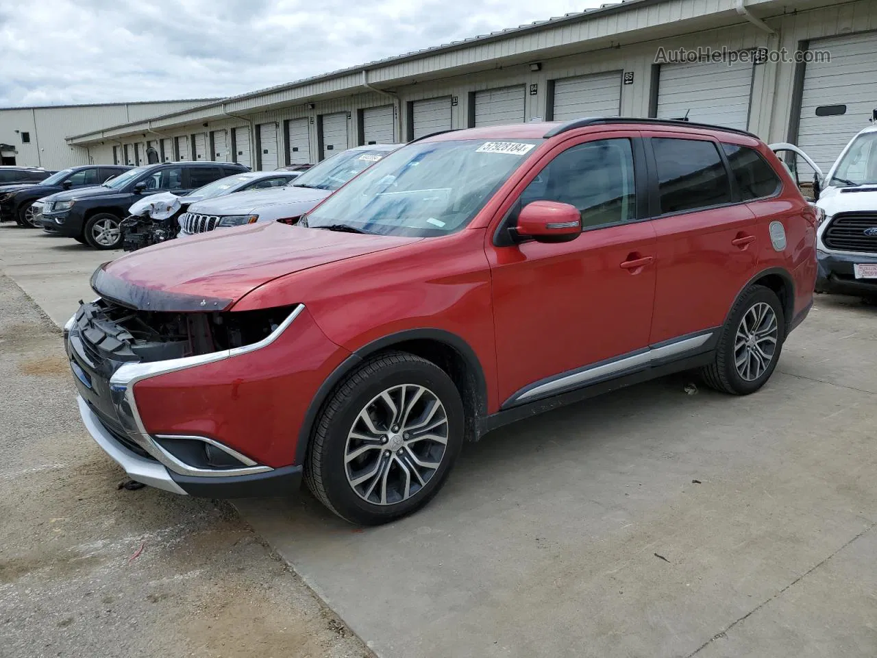 2016 Mitsubishi Outlander Se Red vin: JA4AD3A35GZ062237