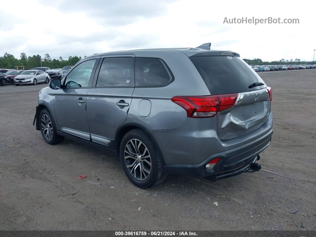 2017 Mitsubishi Outlander Se/sel Silver vin: JA4AD3A35HZ005487