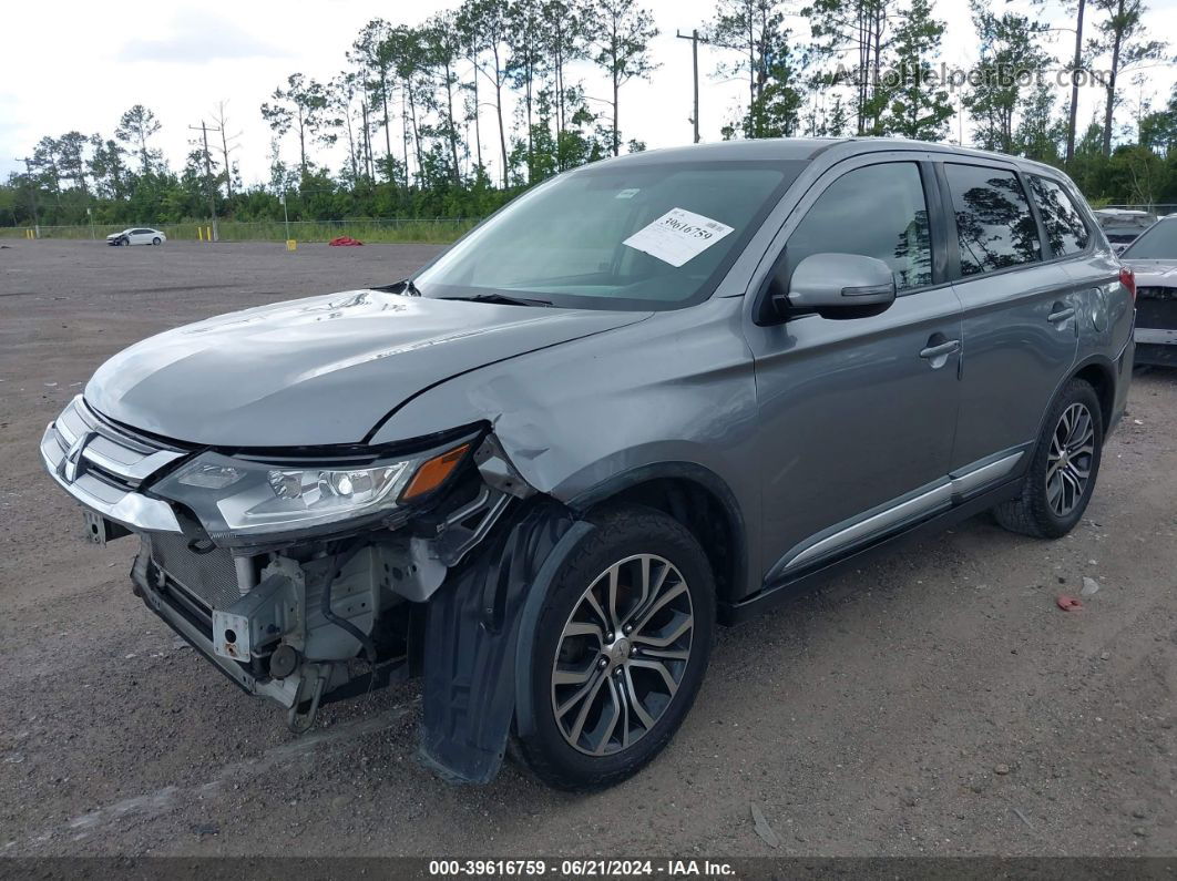 2017 Mitsubishi Outlander Se/sel Silver vin: JA4AD3A35HZ005487