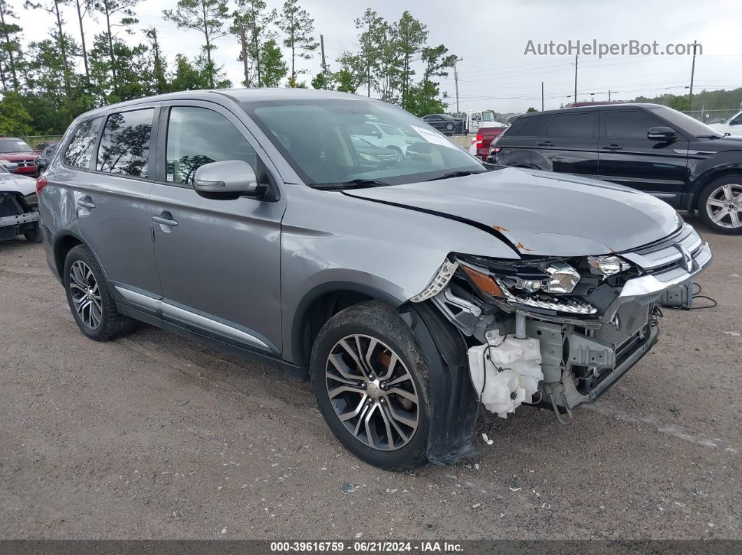 2017 Mitsubishi Outlander Se/sel Silver vin: JA4AD3A35HZ005487