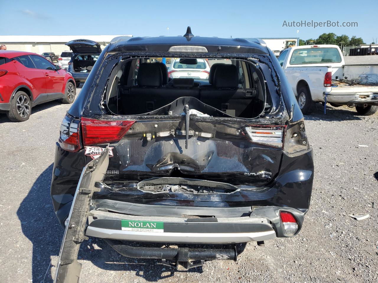 2017 Mitsubishi Outlander Se Black vin: JA4AD3A35HZ026047