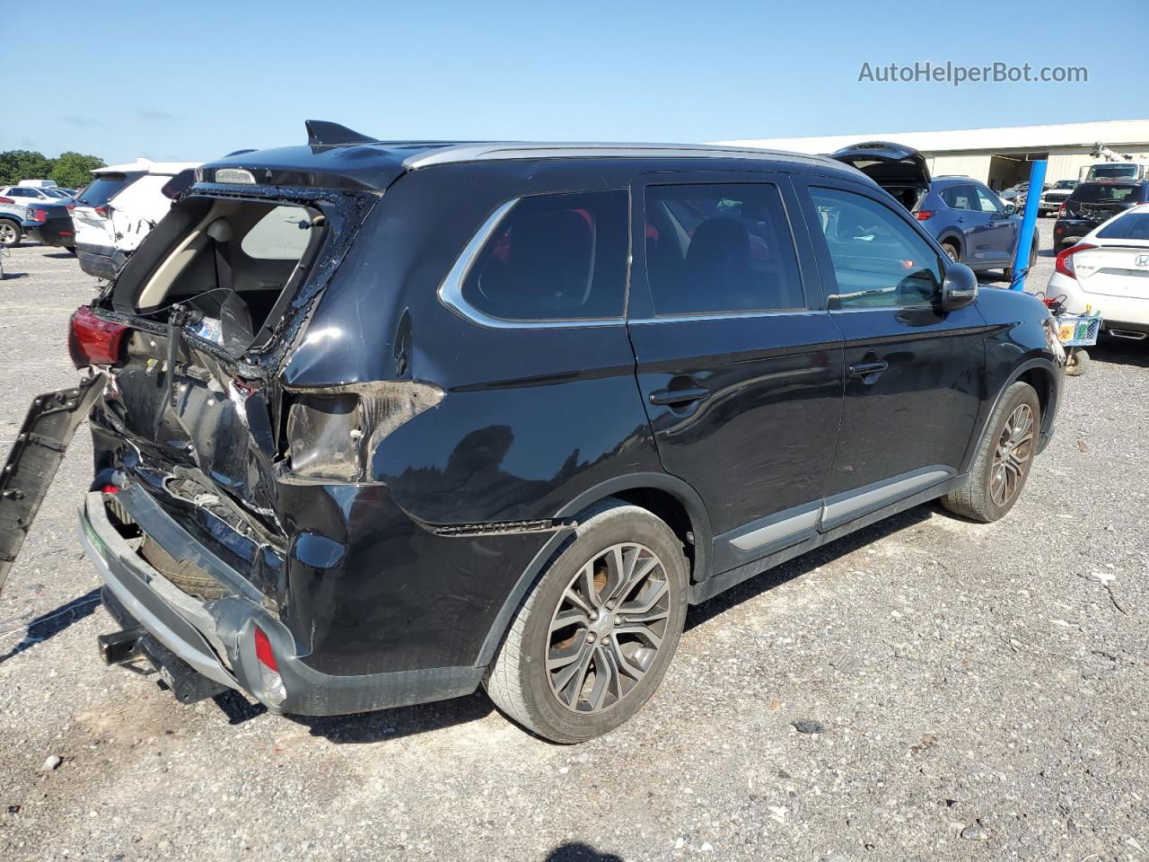 2017 Mitsubishi Outlander Se Black vin: JA4AD3A35HZ026047