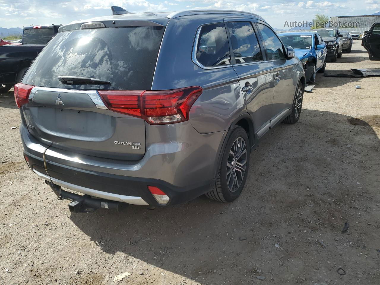 2017 Mitsubishi Outlander Se Угольный vin: JA4AD3A35HZ053880