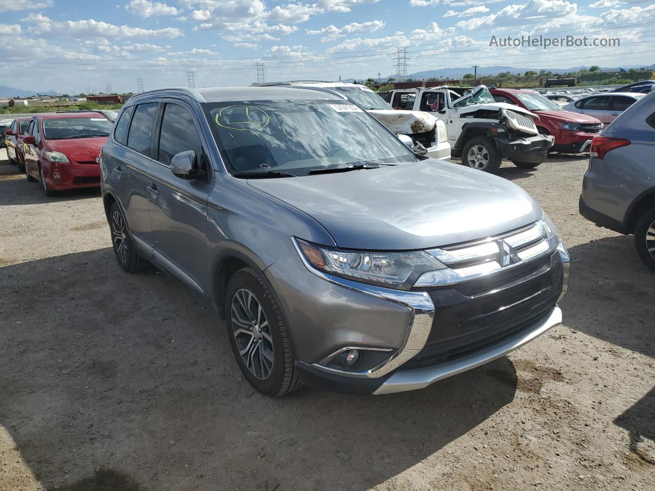 2017 Mitsubishi Outlander Se Угольный vin: JA4AD3A35HZ053880