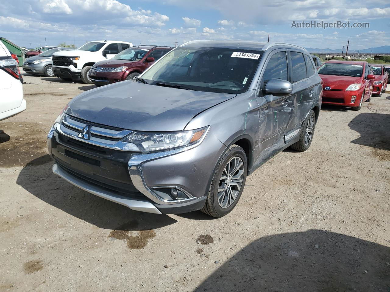 2017 Mitsubishi Outlander Se Угольный vin: JA4AD3A35HZ053880