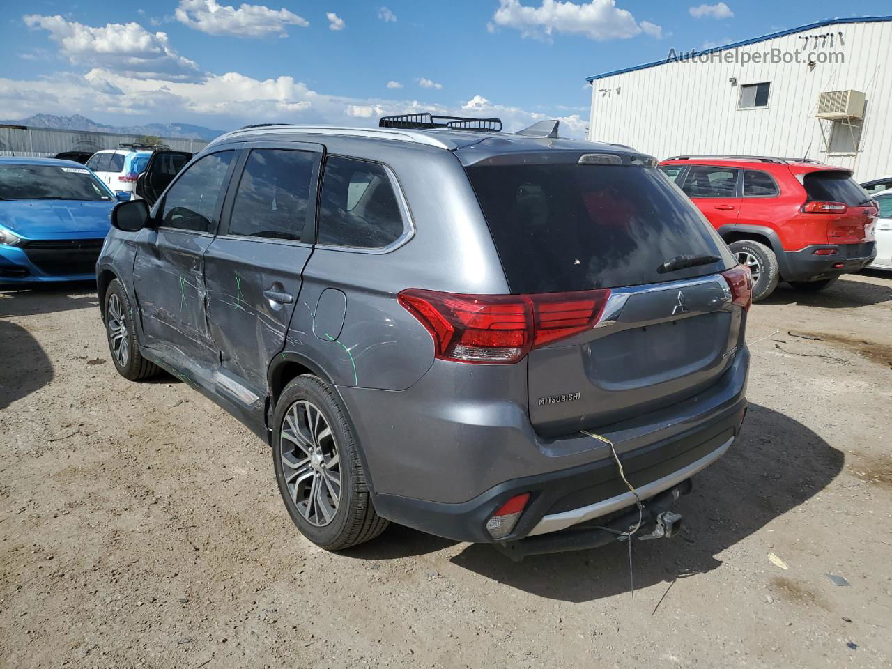 2017 Mitsubishi Outlander Se Угольный vin: JA4AD3A35HZ053880