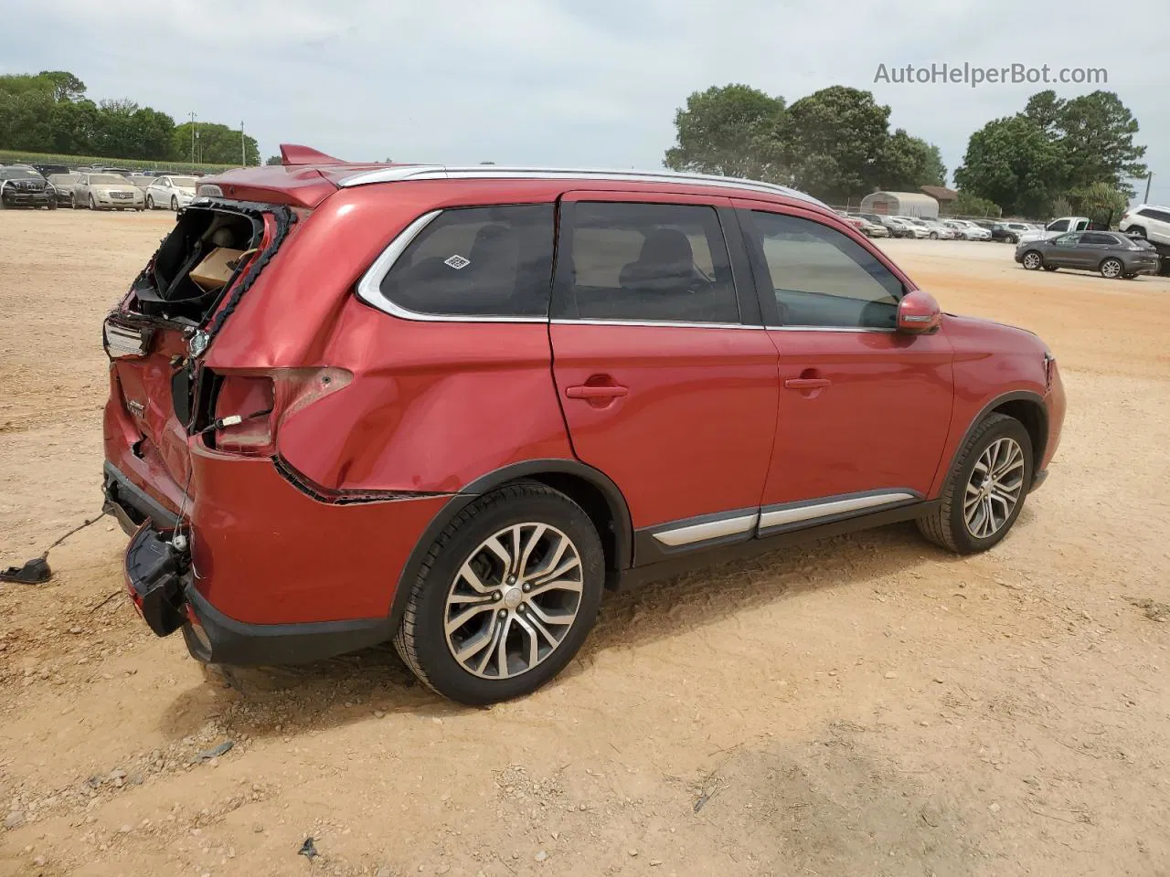 2017 Mitsubishi Outlander Se Red vin: JA4AD3A35HZ057993