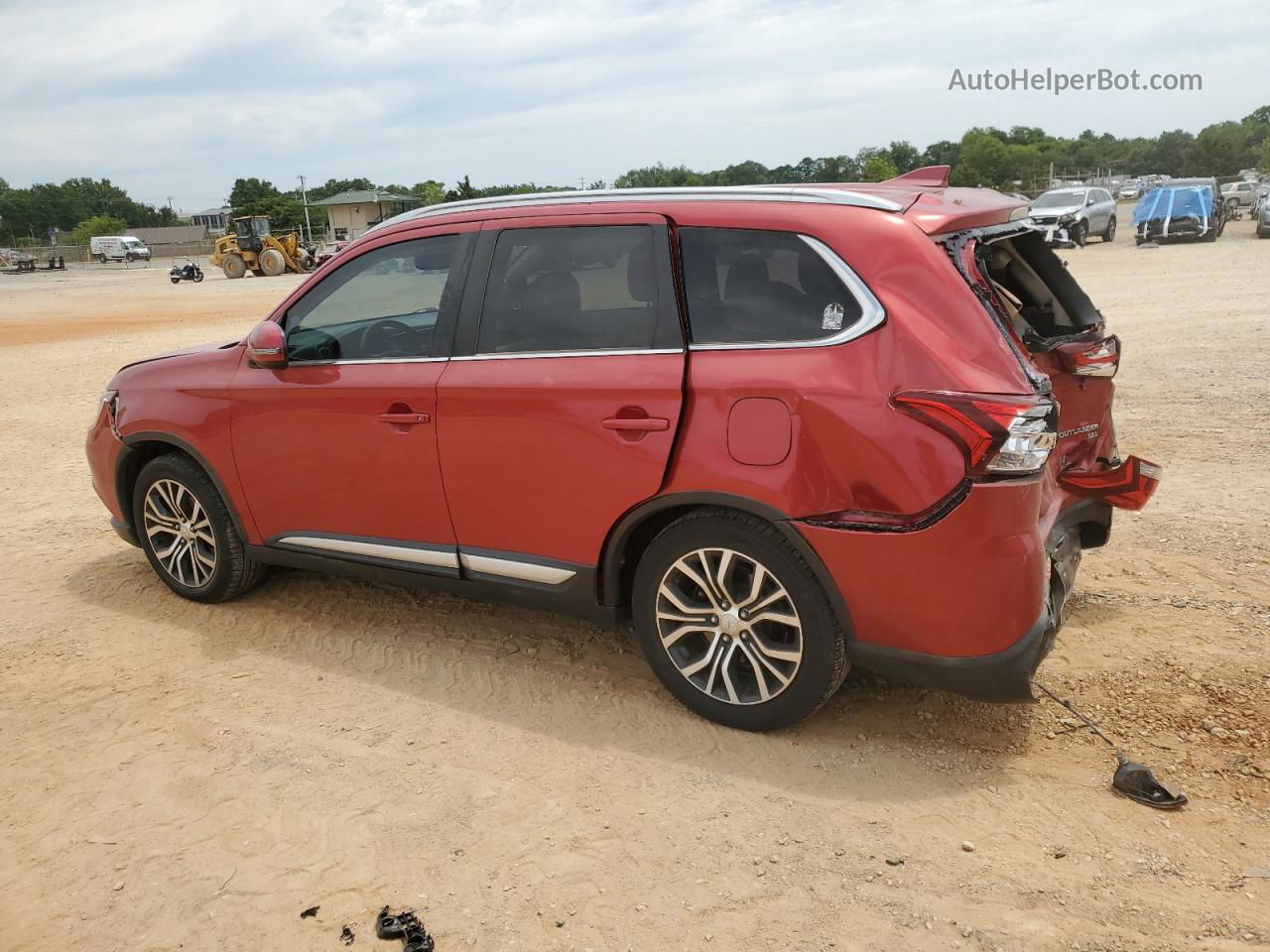 2017 Mitsubishi Outlander Se Red vin: JA4AD3A35HZ057993