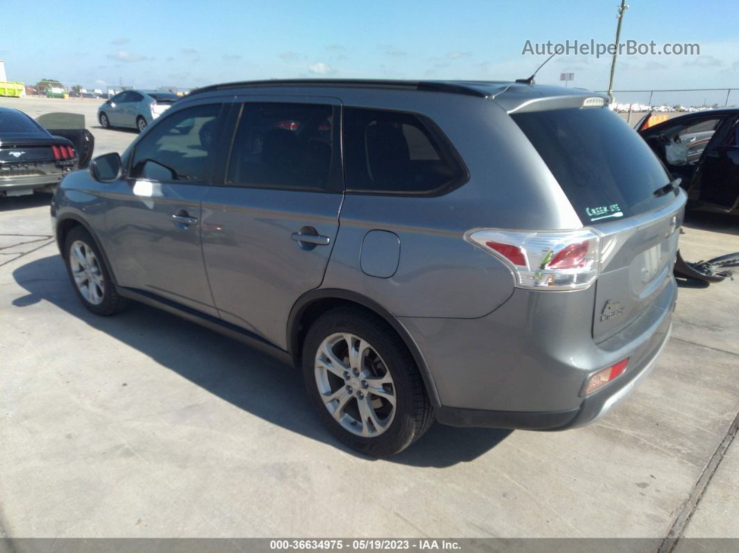 2015 Mitsubishi Outlander Se Серебряный vin: JA4AD3A36FZ001297