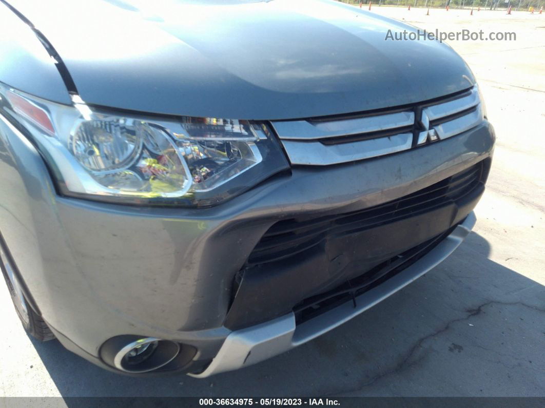 2015 Mitsubishi Outlander Se Серебряный vin: JA4AD3A36FZ001297