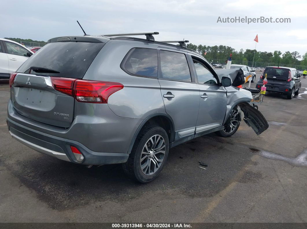 2016 Mitsubishi Outlander Sel Gray vin: JA4AD3A36GZ009417