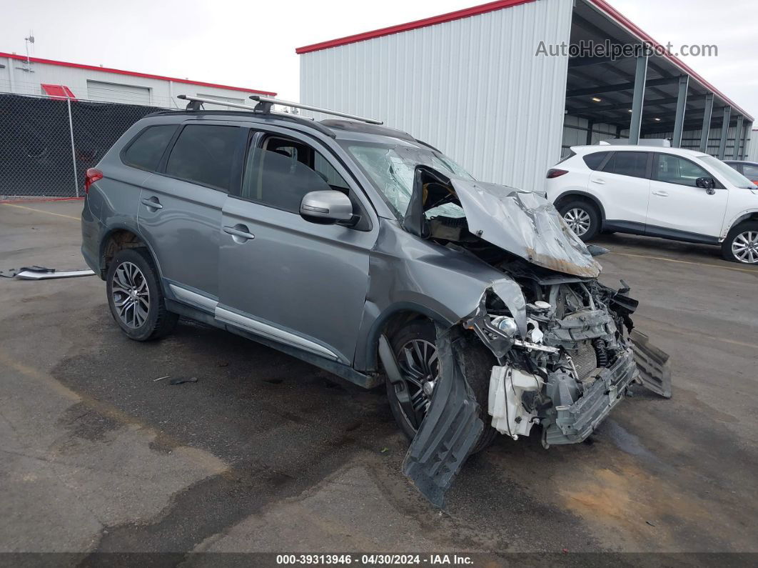 2016 Mitsubishi Outlander Sel Gray vin: JA4AD3A36GZ009417