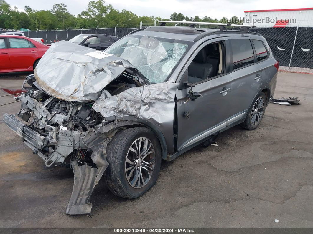 2016 Mitsubishi Outlander Sel Gray vin: JA4AD3A36GZ009417