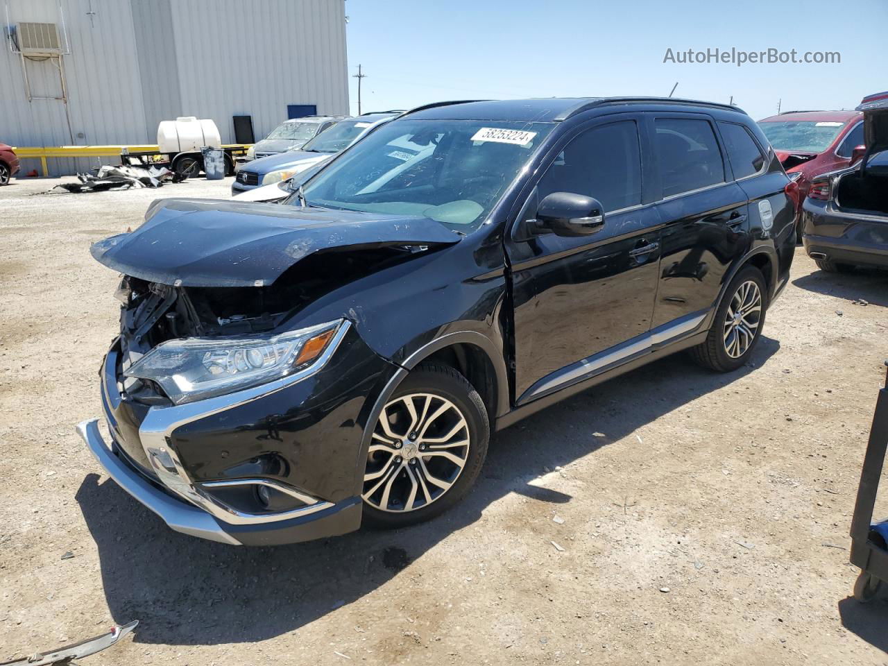 2016 Mitsubishi Outlander Se Черный vin: JA4AD3A36GZ009837